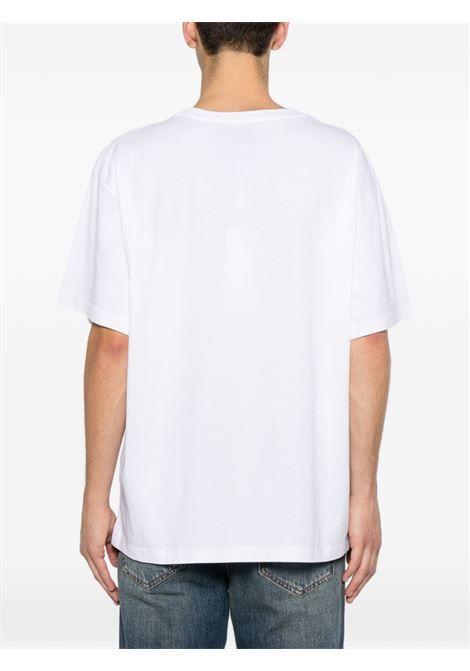 t-shirt con toppa uomo bianca MM6 MAISON MARGIELA | SH0GC0032 S24312100